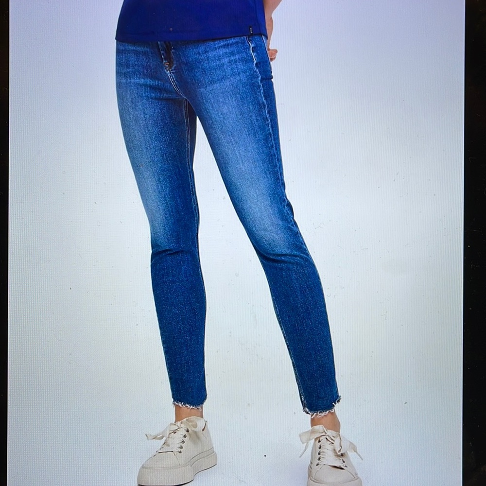NWT Scotch & Soda Haut High Rise Skinny Cropped Jeans
